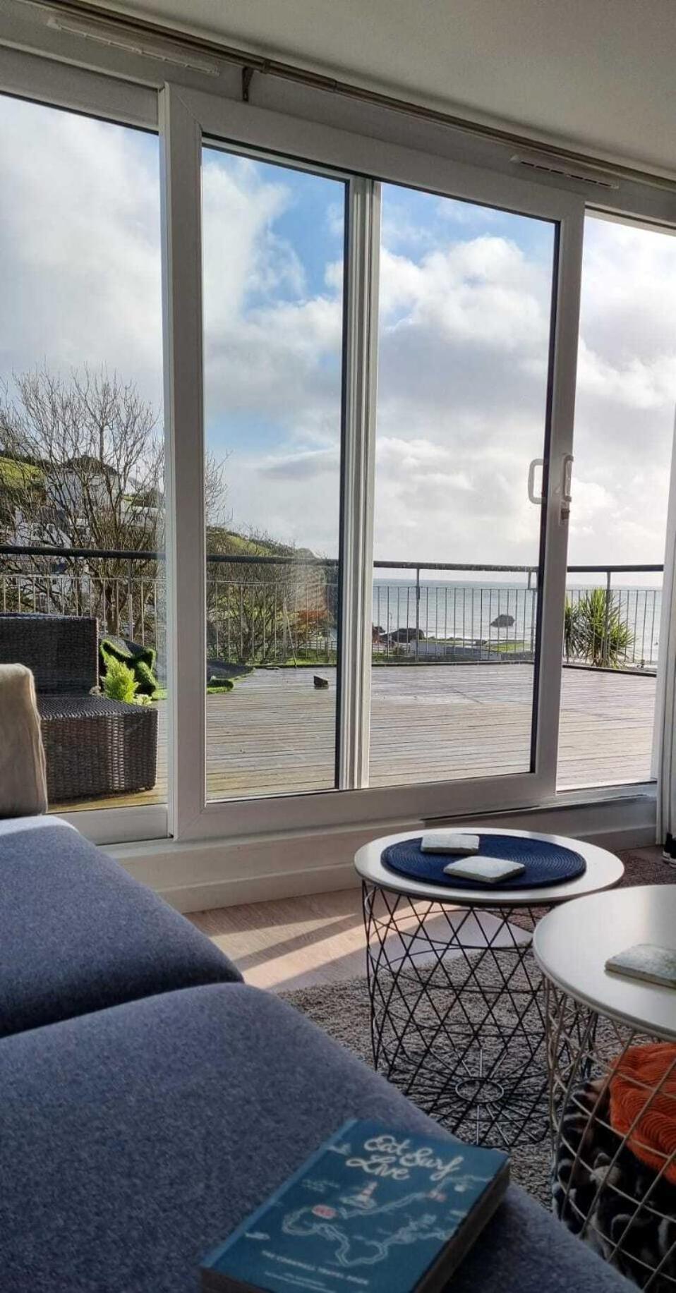 May View - Luxury Sea View Apartment - Millendreath, Looe Dış mekan fotoğraf
