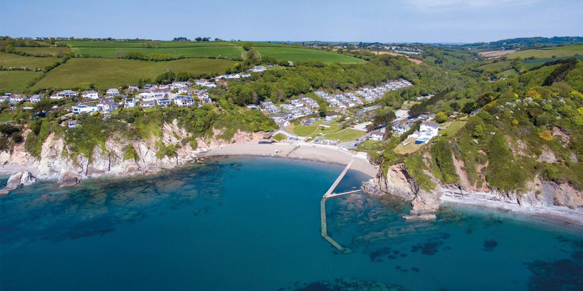 May View - Luxury Sea View Apartment - Millendreath, Looe Dış mekan fotoğraf